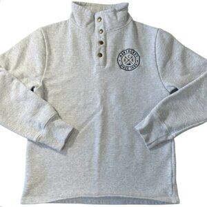 League Nantucket ACK Quarter Button Fleece Sweatshirt, Small